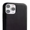 Evelatus Apple iPhone 11 Pro Max Lederhülle Schwarz