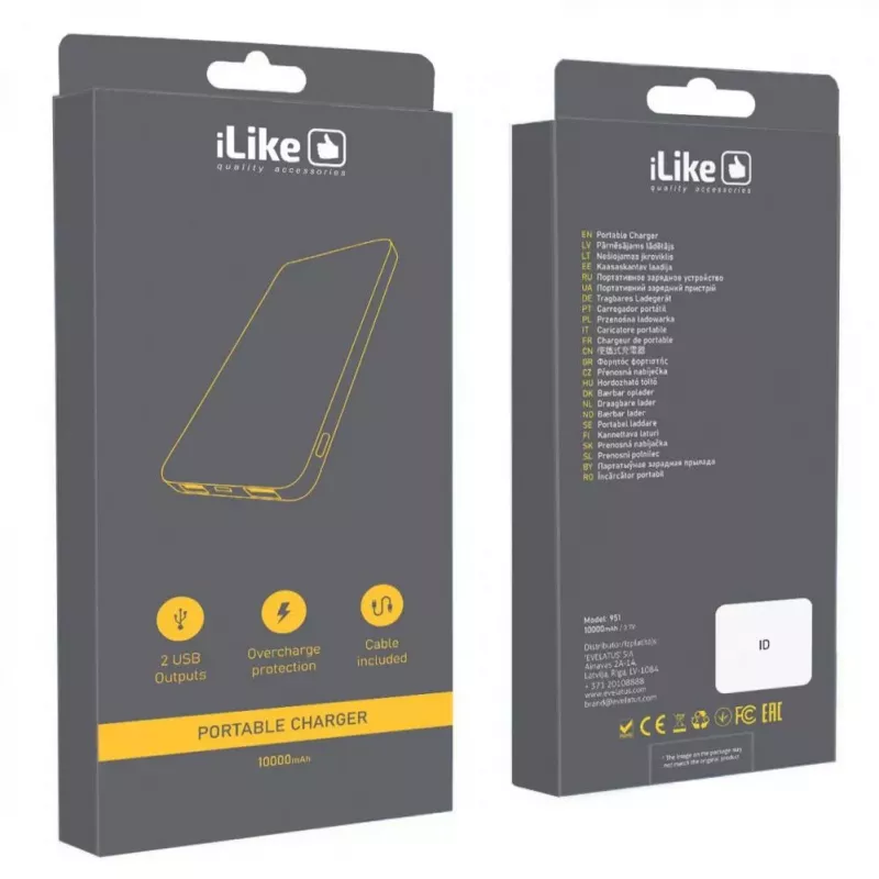 iLike Power Bank 951 10000 mAh Weiß