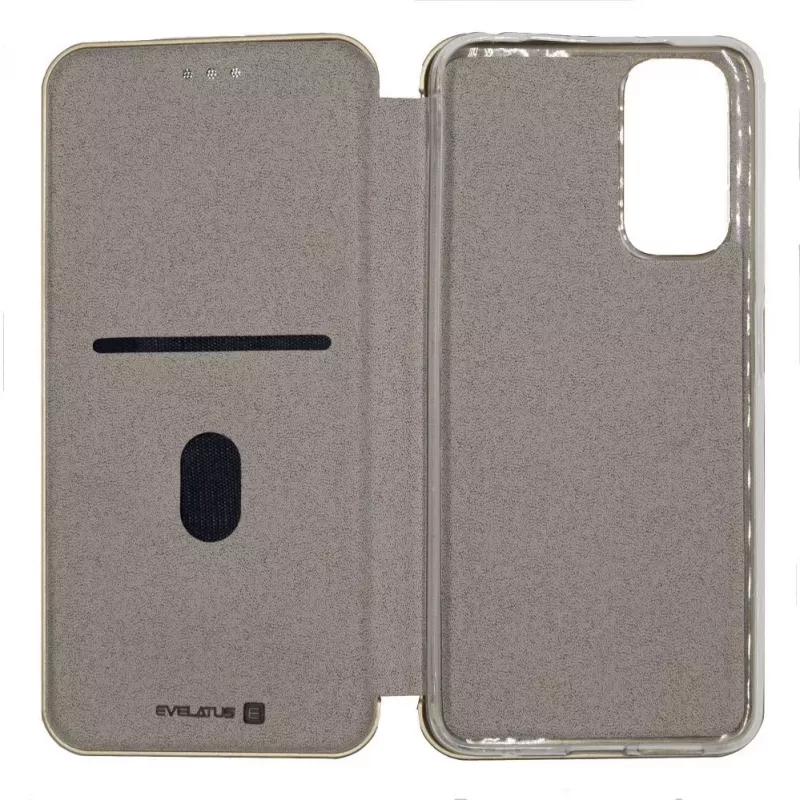 Evelatus Samsung Galaxy A02s Book Case Gold