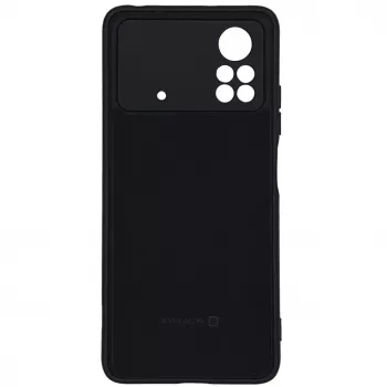 Evelatus Xiaomi Poco X4 Pro 5G Premium Soft Touch Silicone Case Black