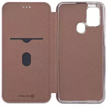 Evelatus Samsung Galaxy A21s Book Case Rose Gold