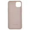 Evelatus Apple iPhone 14 Plus 6,7 Zoll Nano Silikon Hülle Soft Touch TPU Beige