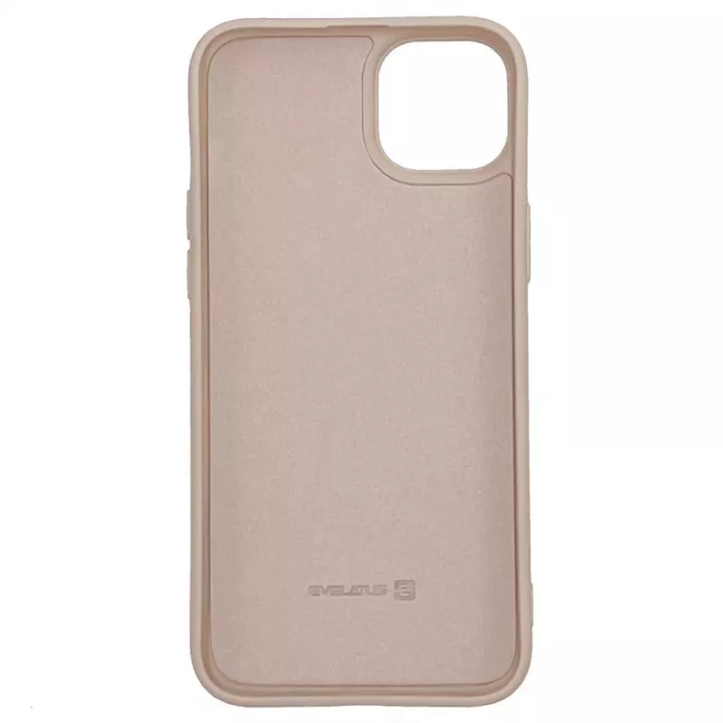 Evelatus Apple iPhone 14 Plus 6,7 Zoll Nano Silikon Hülle Soft Touch TPU Beige