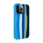 Evelatus Apple iPhone 13 Pro Max Silikonhülle Mehrfarbig Blau