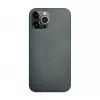 iLike Apple iPhone 12 / 12 Pro Silikon-Kunststoff-Hülle Eco Print Design Schwarz