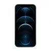 iLike Apple iPhone 12 Pro Max Silikon-Kunststoff-Hülle Eco Print Design Schwarz