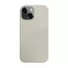 iLike Apple iPhone 14 Silicone Plastic Case Eco Print Design White