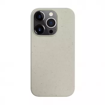 iLike Apple iPhone 14 Pro Max Silikon TPU Hülle Eco Print Design Weiß