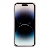 iLike Apple iPhone 14 Pro Max Silikon-Kunststoff-Hülle Eco Print Design Beige