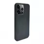 ILIKE Apple iPhone 14 Pro Silikon-Kunststoff-Hülle Eco Print Design Schwarz