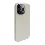 iLike Apple iPhone 14 Pro Silicone Plastic Case Eco Print Design White