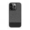 iLike Apple iPhone 14 Pro Plastic Leather Back Cover Gray
