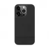 iLike Apple iPhone 14 Pro Max Plastic Leather Back Cover Black