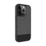 iLike Apple iPhone 14 Pro Max Plastic Leather Back Cover Gray