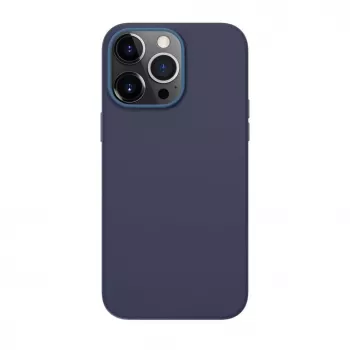 Evelatus Apple iPhone 13 Pro Genuine Leather Case with MagSafe Blau
