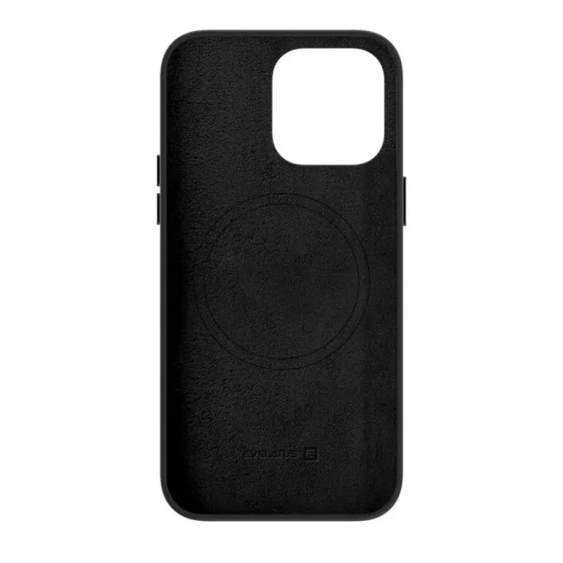 Evelatus Apple iPhone 13 Pro Max Genuine Leather Case with MagSafe Black