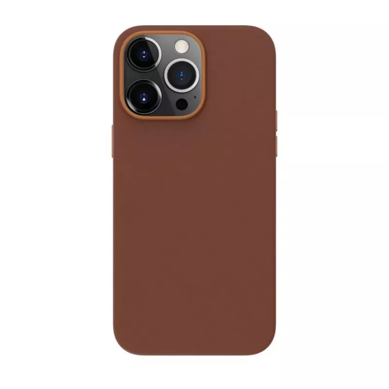 EVELATUS Apple iPhone 13 Pro Max Genuine Leather Case with MagSafe Braun