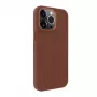 EVELATUS Apple iPhone 13 Pro Max Genuine Leather Case with MagSafe Braun