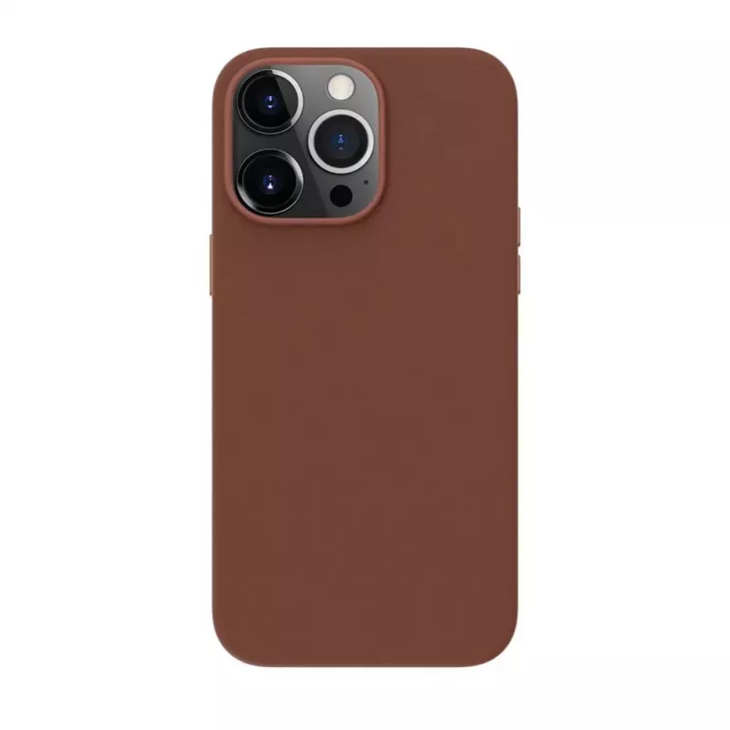 Evelatus Apple iPhone 14 Pro Genuine Leather Case with MagSafe Brown