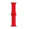 Evelatus 38/40/41mm Silicone Loop Watch Strap (110mm S/M) Red