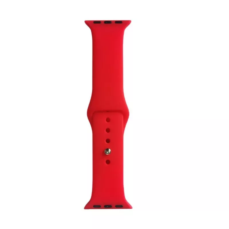 Evelatus Silicone Loop Watch Strap für Apple Watch 42/44/45mm (S/M 110mm) Rot