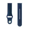 Evelatus 20mm Silikon Loop Armband (S/M 110mm) Blau