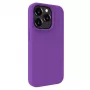 Evelatus Apple iPhone 15 Pro Max Premium Soft Touch Silicone Case Deep Purple