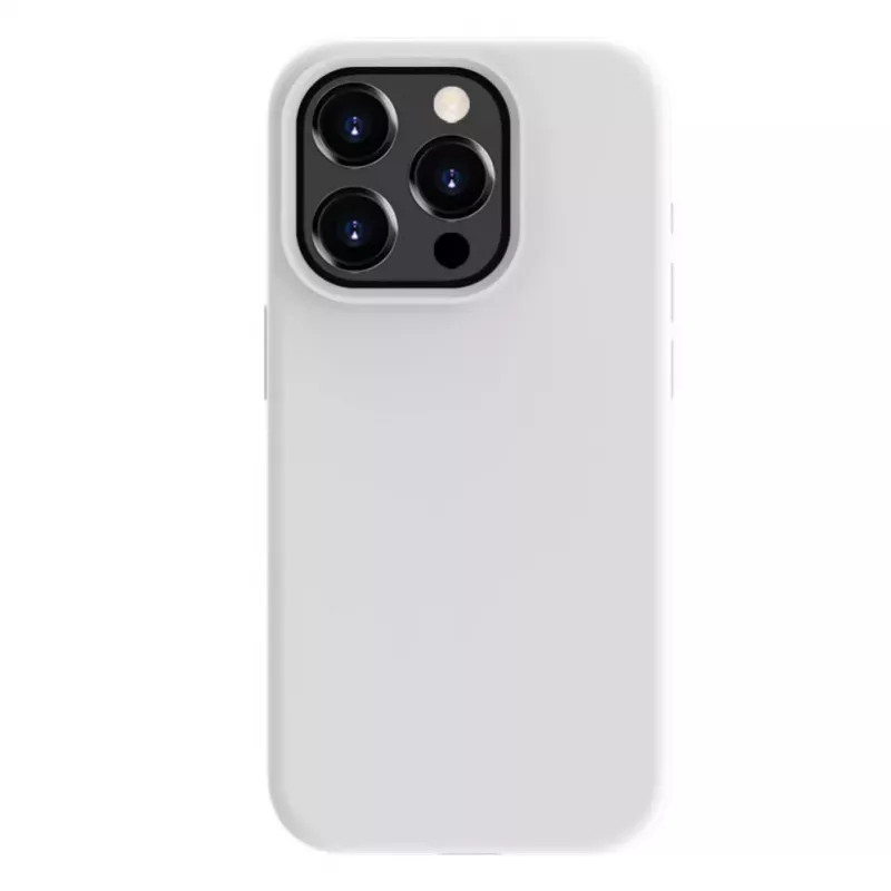 Evelatus Apple iPhone 15 Pro Premium Magsafe Soft Touch Silicone Case White