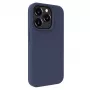 Evelatus Apple iPhone 15 Pro Premium MagSafe Soft Touch Silicone Case Midnight Blue