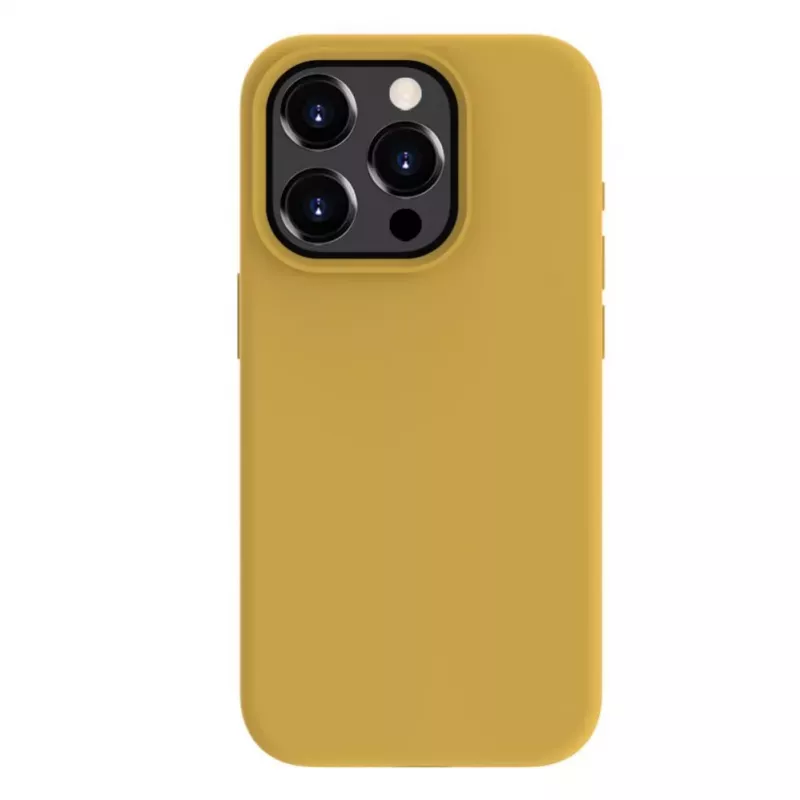 Evelatus Apple iPhone 15 Pro Max Premium MagSafe Soft Touch Silicone Case Gold