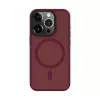 Evelatus Apple iPhone 15 Pro Hybrid Case mit MagSafe PC+TPU Plum