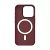 Evelatus Apple iPhone 15 Pro Hybrid Case mit MagSafe PC+TPU Plum