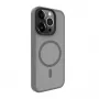 Evelatus Apple iPhone 15 Pro Max Hybrid Case mit MagSafe PC+TPU Silber