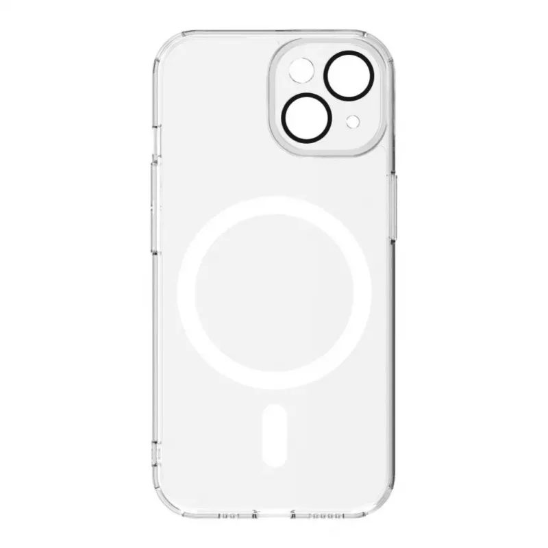Evelatus Apple iPhone 15 Clear Case mit MagSafe und Kameraschutz Transparent