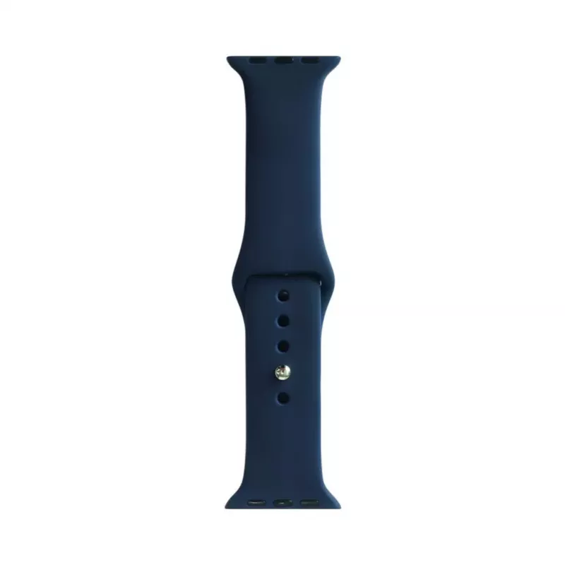 Evelatus Apple Watch 38/40/41mm Silicone Loop Watch Strap (132mm M/L) Blau