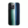 Evelatus Apple iPhone 15 Pro Silikonhülle Mehrfarbig Grün