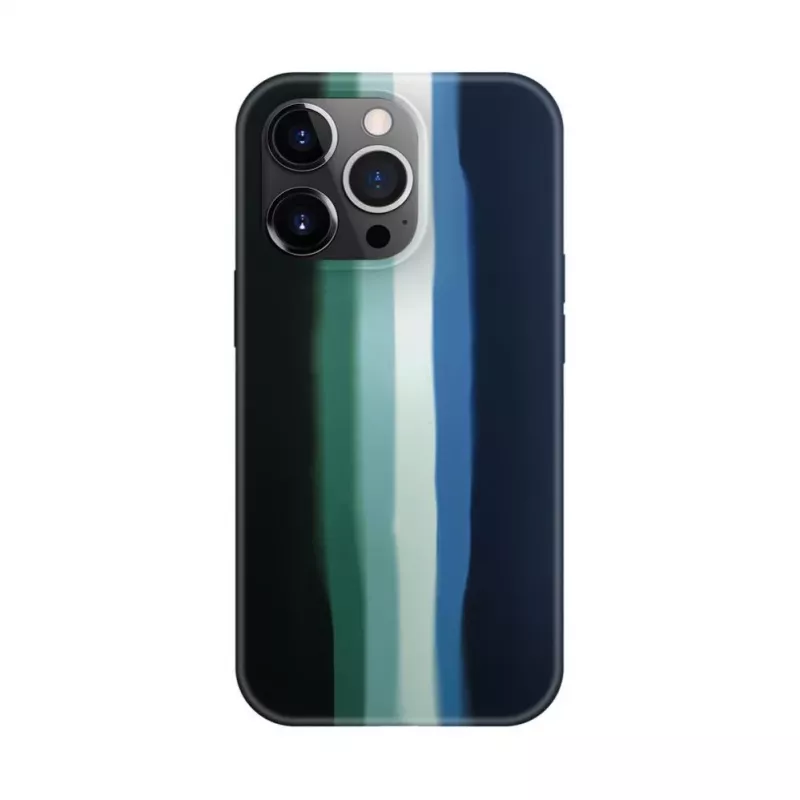 Evelatus Apple iPhone 15 Pro Silikonhülle Mehrfarbig Grün