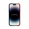 Evelatus Apple iPhone 15 Pro Max Silikonhülle Mehrfarbig Regenbogen