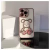 iLike Apple iPhone 13 Pro Silikonhülle Print Desire Bear Pink
