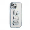 iLike Apple iPhone 13 Silikonhülle Print Desire Rabbit Blau