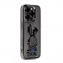 iLike Apple iPhone 13 Pro Silikonhülle Print Desire Rabbit Schwarz