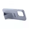 iLike Apple iPhone 15 Silikonhülle mit Standfuß Lila