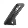 iLike Apple iPhone 15 Pro Silicone Case with Stand Black