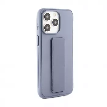 iLike Apple iPhone 15 Pro Max Silikonhülle mit Standfuß Lila