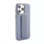 iLike Apple iPhone 15 Pro Max Silikonhülle mit Standfuß Lila