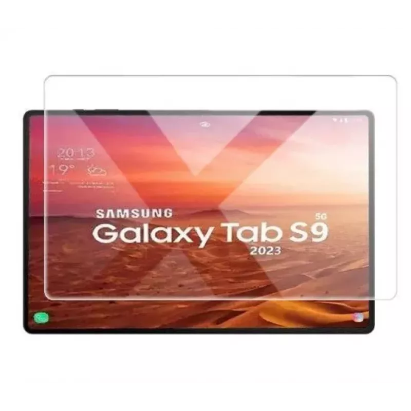 Evelatus Galaxy Tab S9 3x Strong 0,33mm Flaches klares Glas Anti-Statik Displayschutzfolie