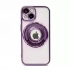 iLike Apple iPhone 13 IH MagSafe Hidden Stand Cover Purple