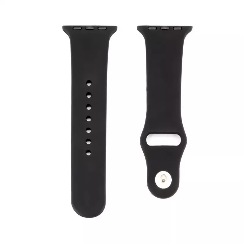 Connect Watch 38/40/41mm Silicone Loop Watch Strap (110mm S/M) Black