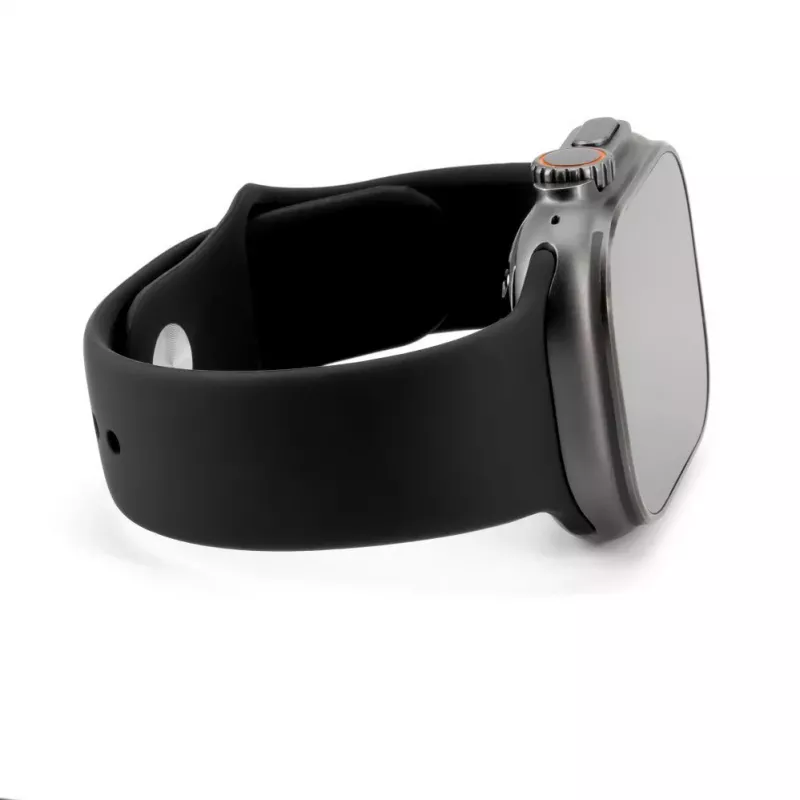 Connect Watch 42/44/45mm Silicone Loop Watch Strap (140mm M/L) Black