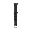 Connect 20mm T-Bügel Silikon Loop Armband (130mm M/L) Schwarz